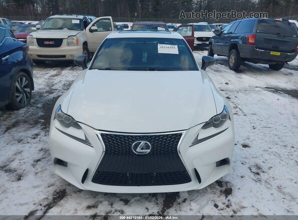 JTHCM1D22G5006641 2016 LEXUS IS 300 White Widok zestawu wskaźników