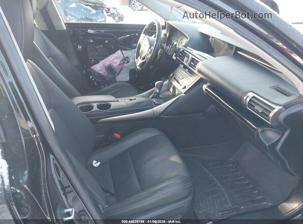 JTHCM1D24G5010108 2016 LEXUS IS 300 Черный Вид салона спереди