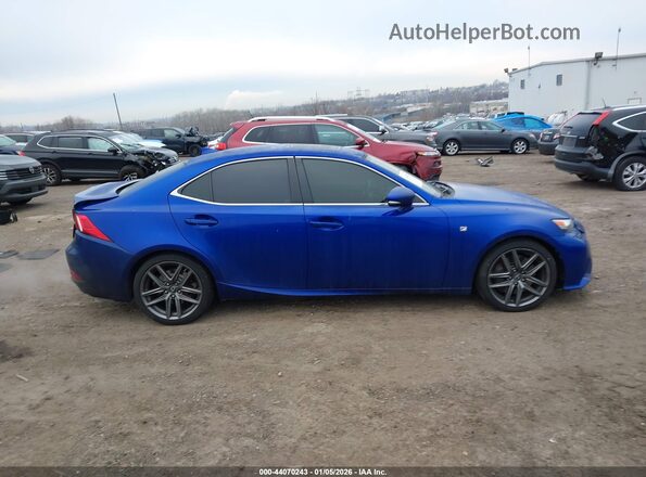 JTHCM1D26G5007873 2016 LEXUS IS 300 Blue Вид задньої частини салону