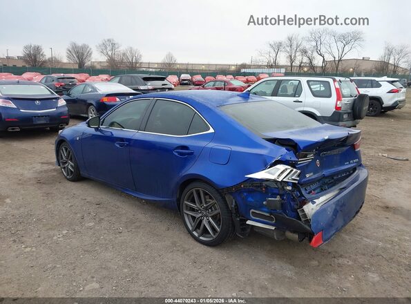 JTHCM1D26G5007873 2016 LEXUS IS 300 Blue Задня ліва чверть