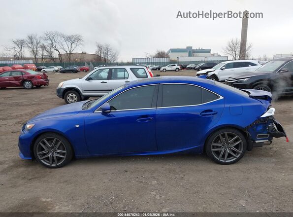 JTHCM1D26G5007873 2016 LEXUS IS 300 Blue Панорамний вид салону 360°