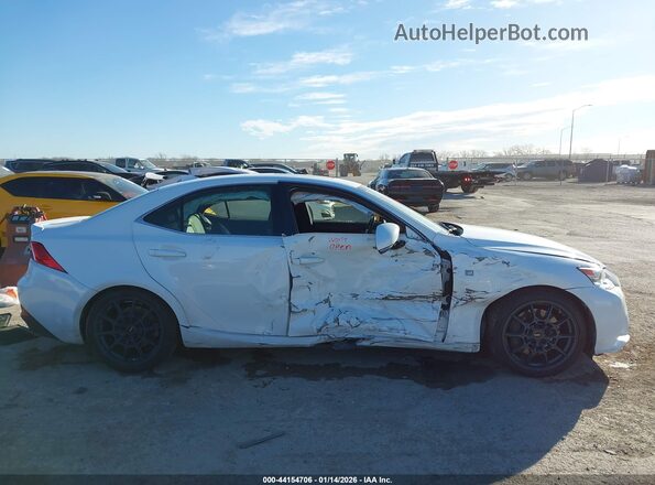 JTHCM1D26G5013608 2016 LEXUS IS 300 White უკანა სალონის ხედი