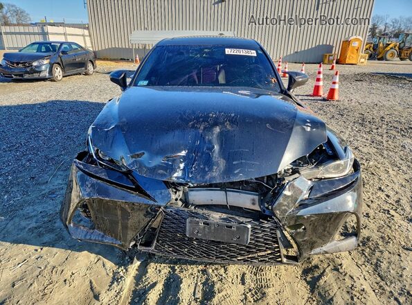 JTHCM1D28H5018925 2017 LEXUS IS Черный Вид спереди