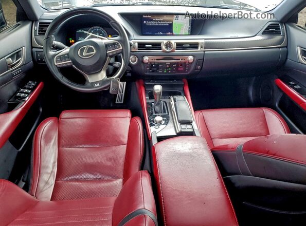 JTHCZ1BL0KA010765 2019 LEXUS GS Black Вид панелі приладів