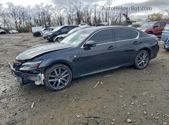 JTHCZ1BL0KA010765 2019 LEXUS GS Black Передня ліва чверть