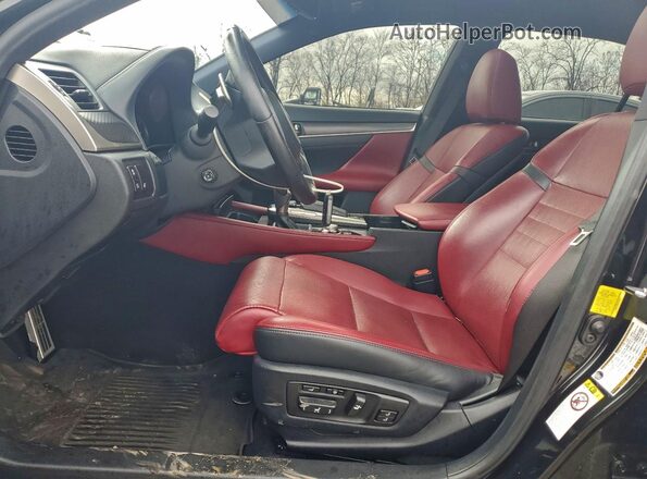JTHCZ1BL0KA010765 2019 LEXUS GS Black Вид салону спереду