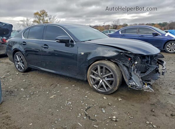 JTHCZ1BL0KA010765 2019 LEXUS GS Black Передня права чверть