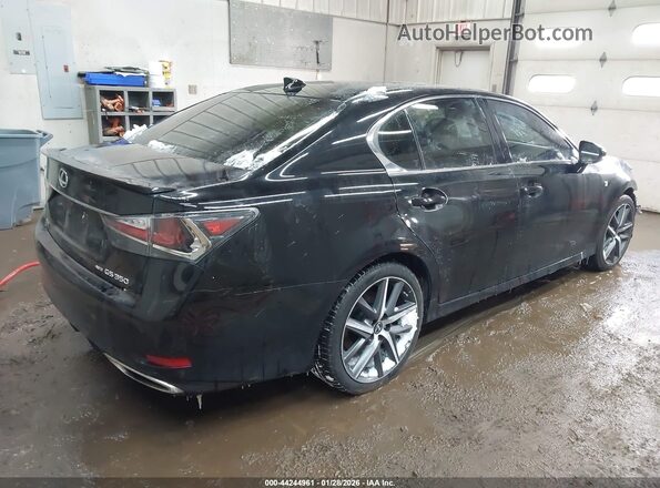 JTHCZ1BL0KA011155 2019 LEXUS GS 350 Black უკანა მარჯვენა