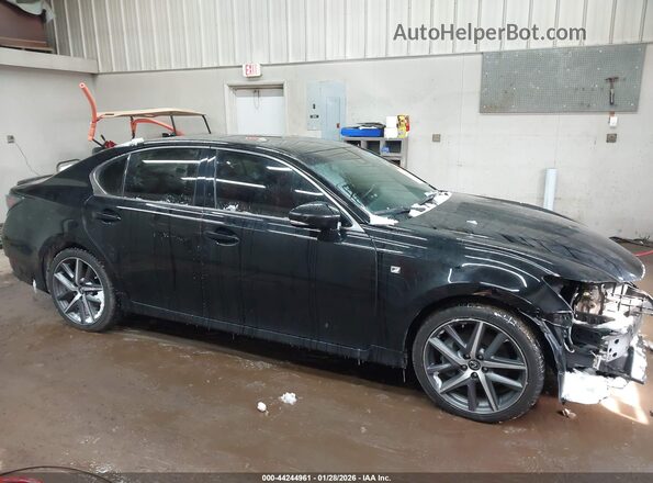 JTHCZ1BL0KA011155 2019 LEXUS GS 350 Black უკანა სალონის ხედი