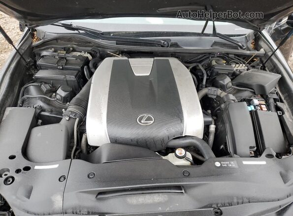 JTHCZ1BL1GA003802 2016 LEXUS GS Черный Вид задней части салона