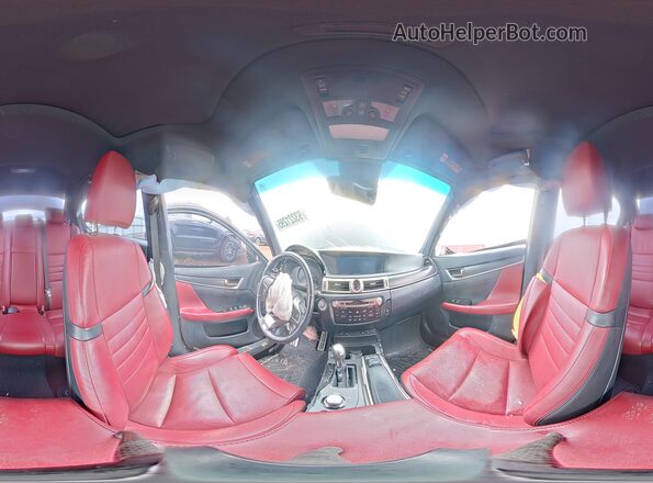 JTHCZ1BL1GA003802 2016 LEXUS GS Черный Вид наклейки с VIN-кодом