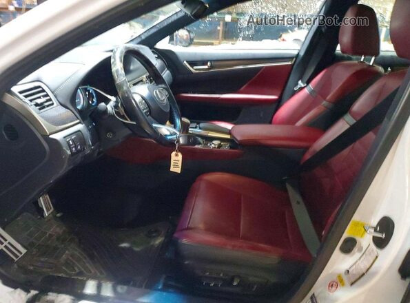 JTHCZ1BL2JA007638 2018 LEXUS GS Белый Вид салона спереди