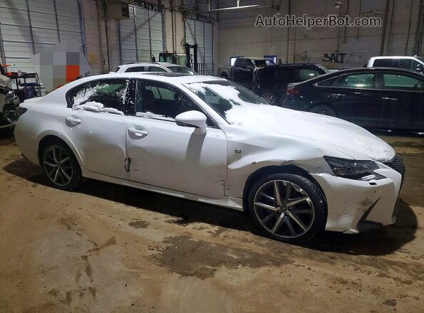JTHCZ1BL2JA007638 2018 LEXUS GS Белый Передняя правая четверть