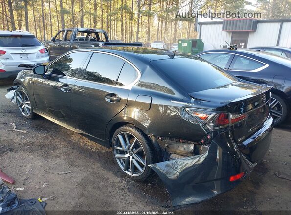 JTHCZ1BL2JA008918 2018 LEXUS GS 350 Черный Задняя левая четверть