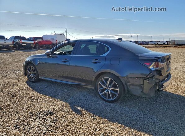 JTHCZ1BL2KA010752 2019 LEXUS GS Black Հետևի ձախ