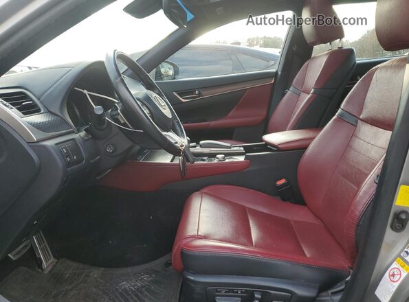 JTHCZ1BL3GA003767 2016 LEXUS GS Серебряный Вид салона спереди