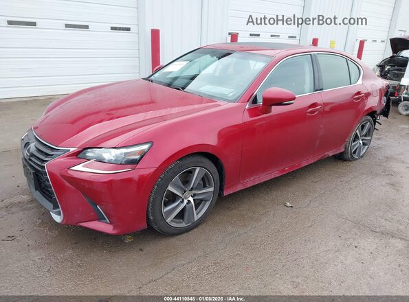 JTHCZ1BL9GA002039 2016 LEXUS GS 350 Красный Передняя левая четверть
