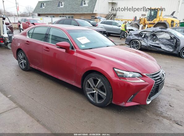 JTHCZ1BL9GA002039 2016 LEXUS GS 350 Красный Передняя правая четверть