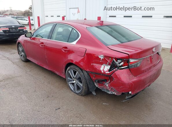JTHCZ1BL9GA002039 2016 LEXUS GS 350 Красный Задняя левая четверть
