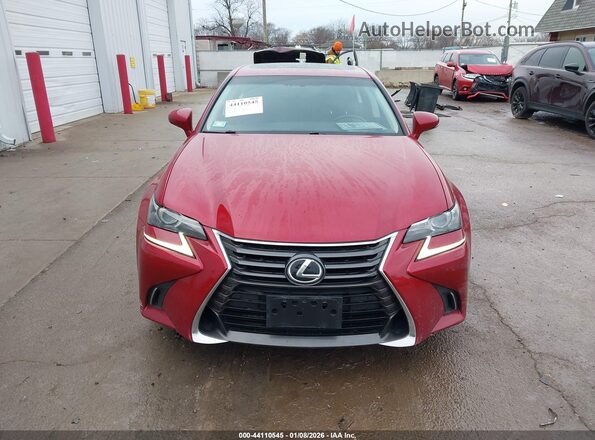 JTHCZ1BL9GA002039 2016 LEXUS GS 350 Красный Вид щитка приборов