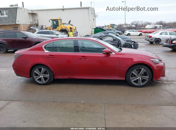 JTHCZ1BL9GA002039 2016 LEXUS GS 350 Красный Вид задней части салона