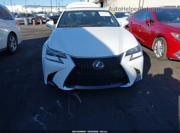JTHCZ1BLXHA004691 2017 LEXUS GS 350 Белый Вид задней части салона