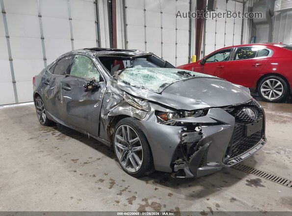 JTHCZ1D2XK5016294 2019 LEXUS IS 350 Серый Передняя правая четверть