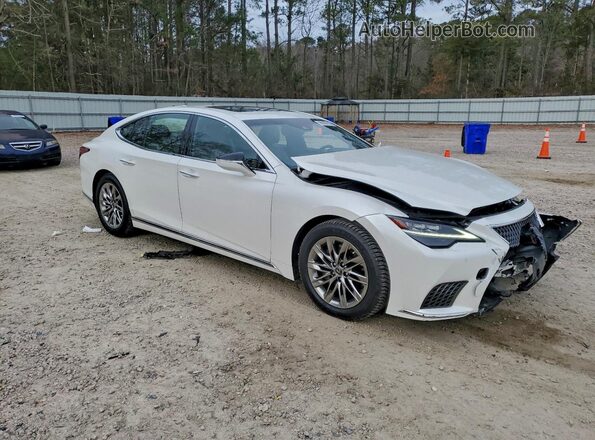 JTHD51FF0N5016115 2022 LEXUS LS Белый Передняя правая четверть