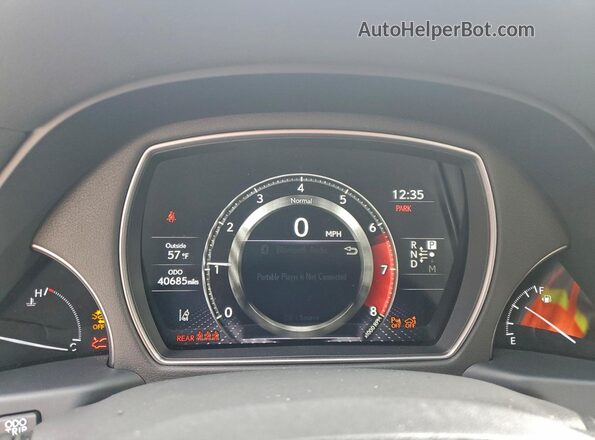 JTHD51FF0N5016115 2022 LEXUS LS Белый Вид щитка приборов