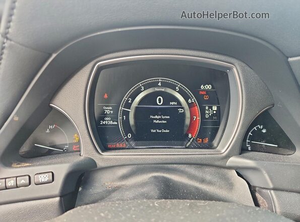 JTHD51FF1M5015182 2021 LEXUS LS Серый Вид щитка приборов