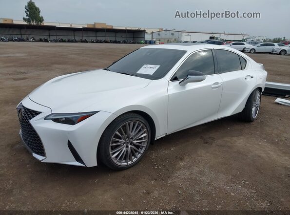 JTHDA1D21P5128078 2023 LEXUS IS 300 Белый Передняя левая четверть