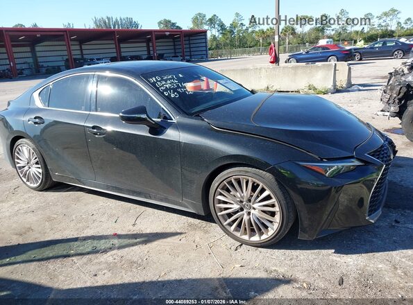 JTHDA1D25P5124308 2023 LEXUS IS 300 Black Przód prawy