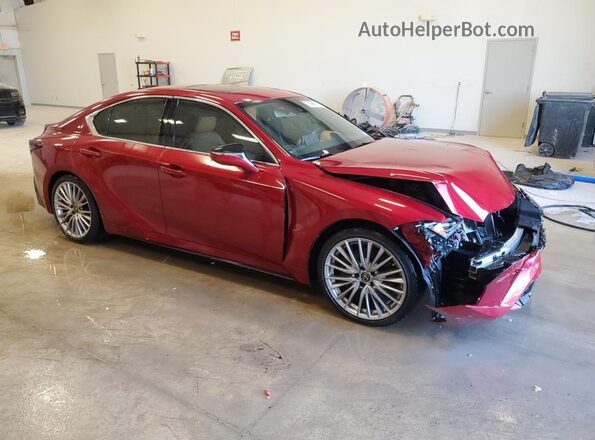 JTHDA1D28N5120850 2022 LEXUS IS Red 
