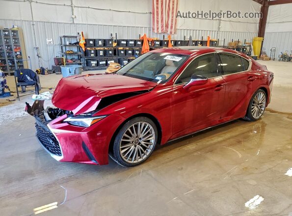 JTHDA1D28N5120850 2022 LEXUS IS Red Przód lewy