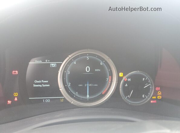 JTHEZ1CL1LA012419 2020 LEXUS GS Черный Вид щитка приборов