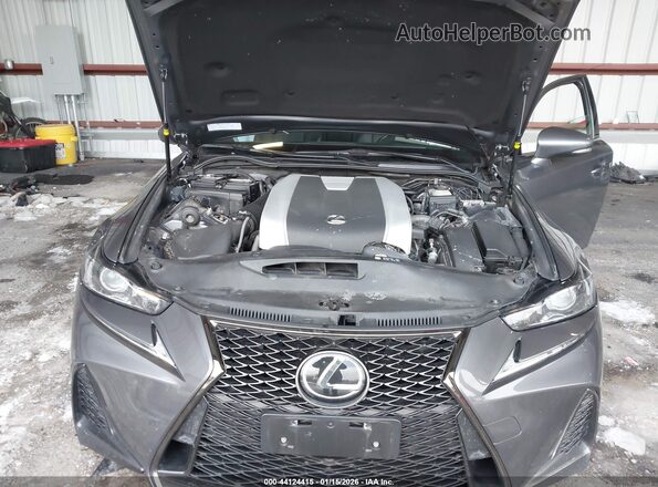 JTHG81F22L5043055 2020 LEXUS IS 300 Серый Вид сзади