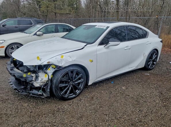 JTHG81F28R5053503 2024 LEXUS IS Белый Передняя левая четверть