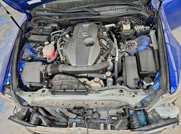 JTHGA1D20L5102174 2020 LEXUS IS Синий Вид задней части салона