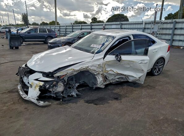 JTHGA1D28L5104111 2020 LEXUS IS Белый Передняя левая четверть