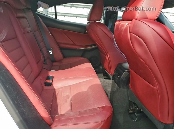 JTHGA1D28L5104111 2020 LEXUS IS Белый Вид задних сидений