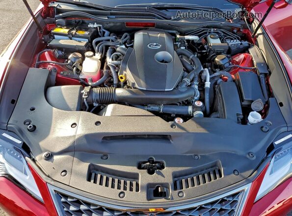 JTHGA5BC6N5011920 2022 LEXUS RC Red Widok wnętrza z tyłu