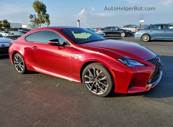 JTHGA5BC6N5011920 2022 LEXUS RC Red Przód prawy