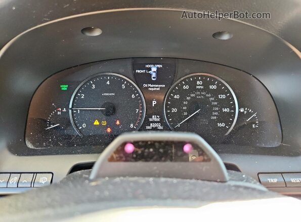 JTHGL1EF6H5057907 2017 LEXUS LS Серебряный Вид щитка приборов