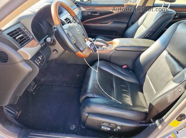JTHGL1EF6H5057907 2017 LEXUS LS Серебряный Вид салона спереди