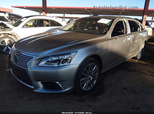 JTHGL1EF8H5057861 2017 LEXUS LS 460 Gray Vista tres cuartos delantera izquierda
