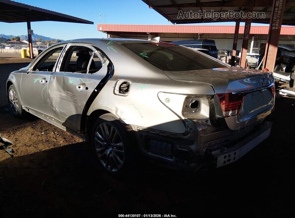 JTHGL1EF8H5057861 2017 LEXUS LS 460 Gray Trasero izquierdo