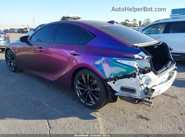 JTHGZ1B20N5055596 2022 LEXUS IS 350 Фиолетовый Задняя левая четверть