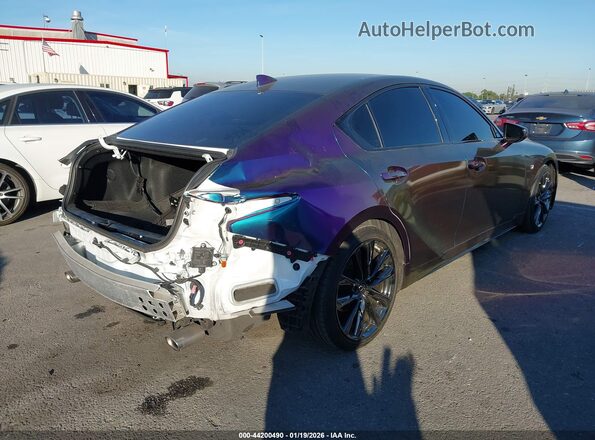 JTHGZ1B20N5055596 2022 LEXUS IS 350 Фиолетовый Задняя правая четверть