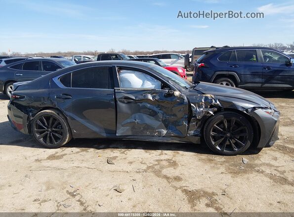 JTHGZ1B21M5037820 2021 LEXUS IS 350 Gray Вид задньої частини салону