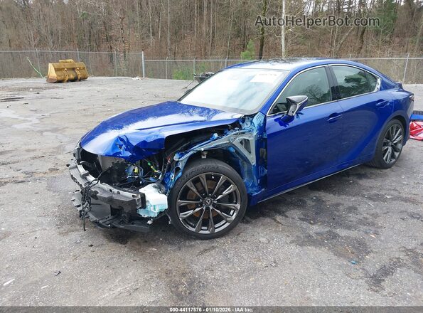 JTHGZ1B22P5062696 2023 LEXUS IS 350 Blue Przód lewy